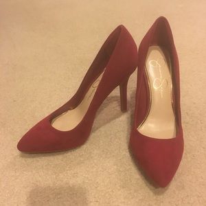 🆕Jessica Simpson 4” red pumps size 7 never worn👠